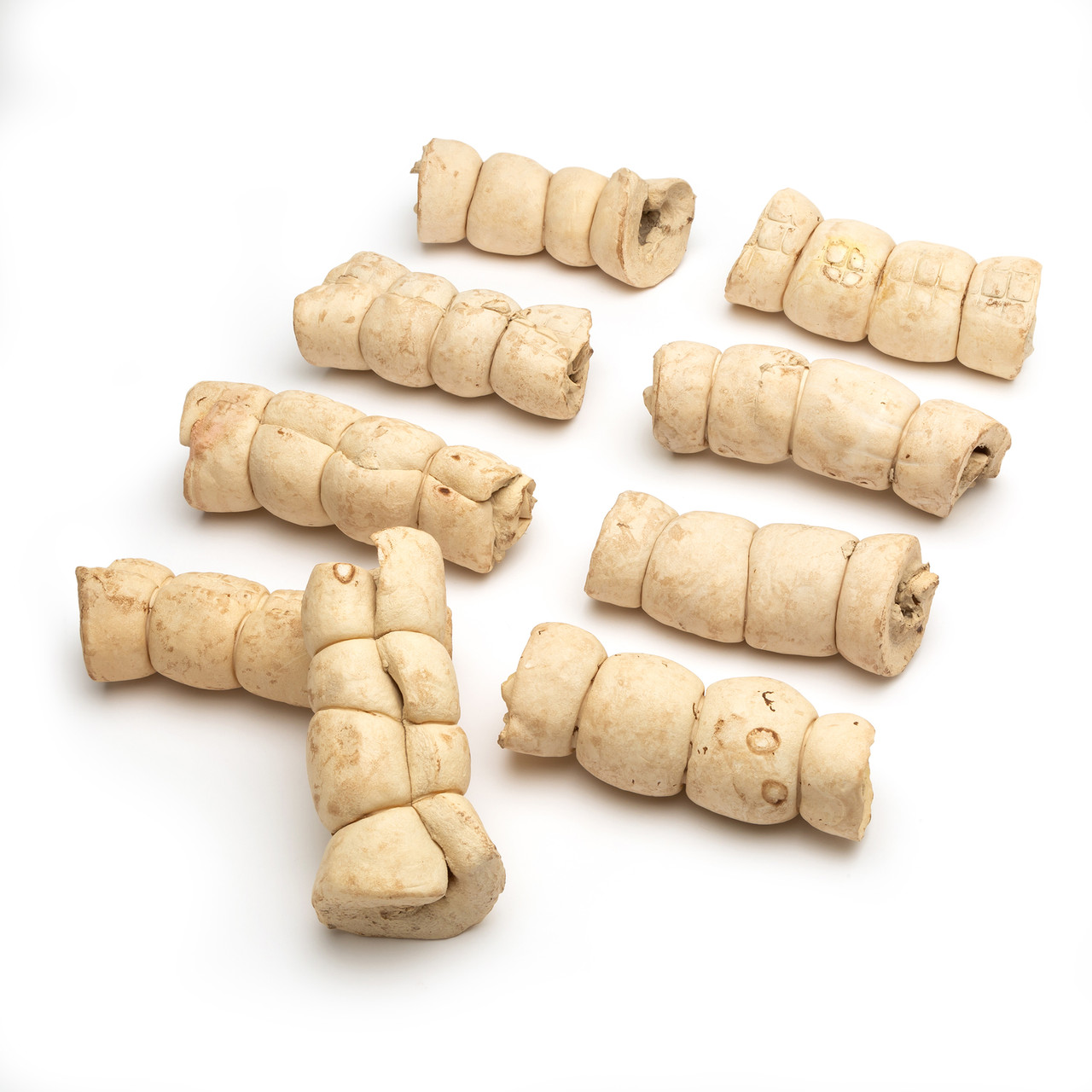 TreaWag Beef Cheek Rolls, Natural Hickory Flavored, Long Lasting Dog