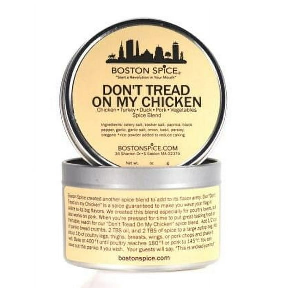 Don't Tread On My Chicken Handmade Gourmet Seasoning Blend Poultry Duck Turkey Wings Thighs Legs Breasts Pork Ribs Bake Baked BBQ Barbecue Roasted Vegetables Dry Rub Rubs Chip Dip