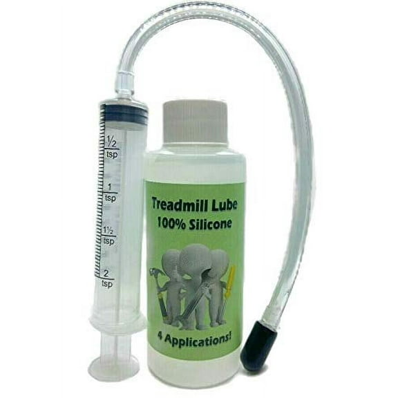 TreadLife Fitness Silicone Lubricant 2 oz Syringe Bottle - White