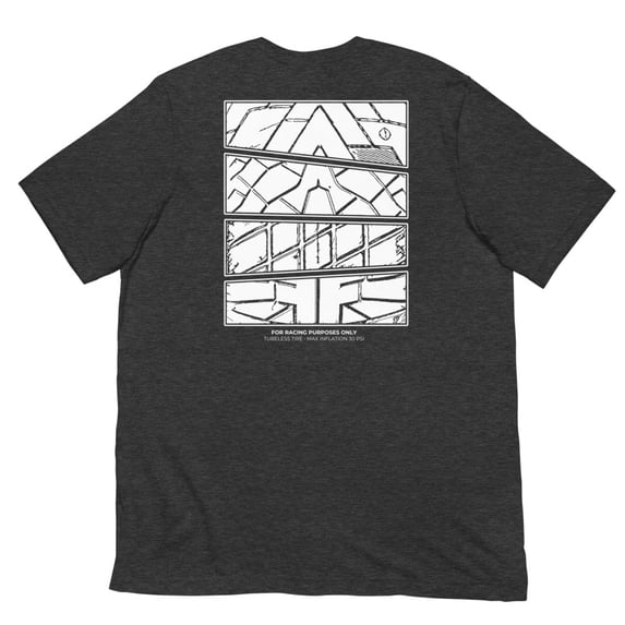 Treaded Trail Blazer Onewheel Shirt (Dark Grey Heather, L)