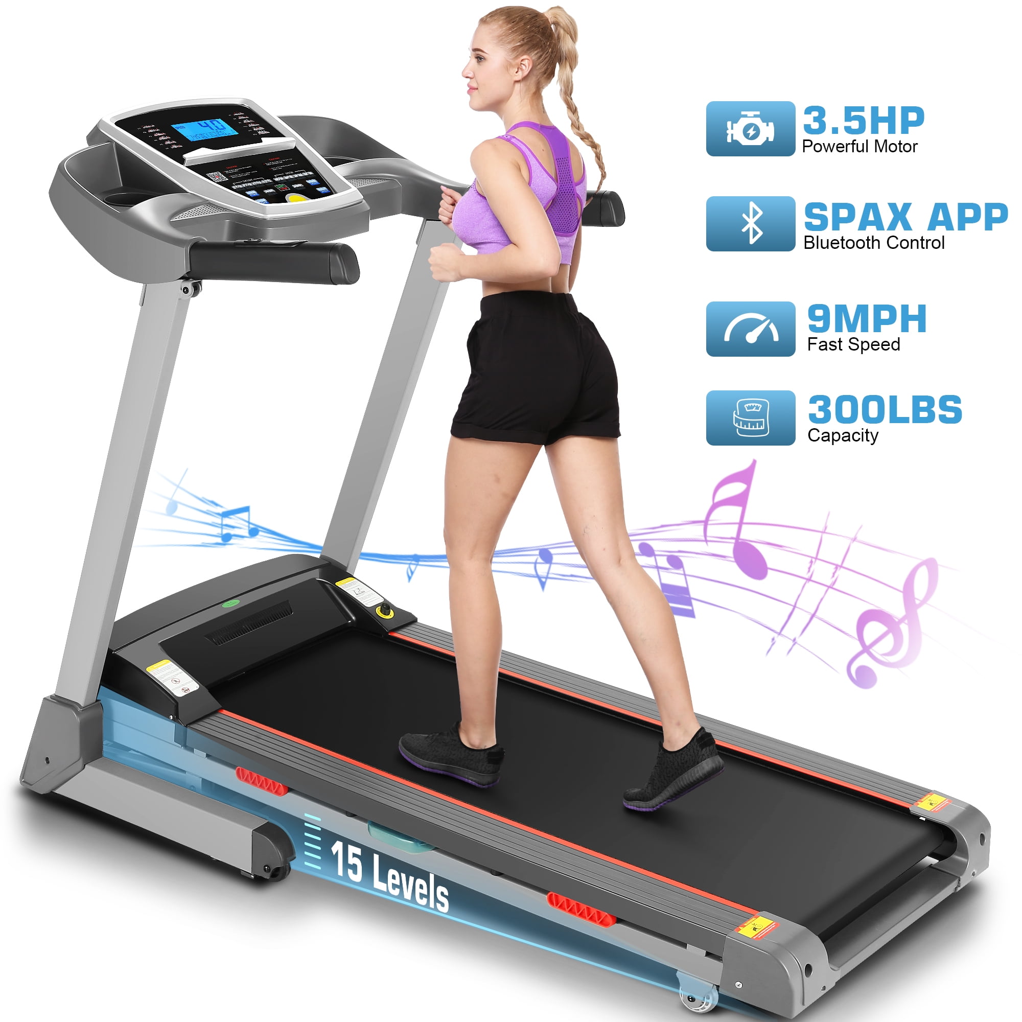 Treadmill 300 lb capacity walmart hotsell