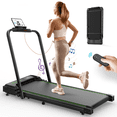 thumbnail image 1 of Treadmill 2 in 1 for Home/Office,Patbrela 300 Lbs Walking Pad Treadmill with HandleBar,Under Desk Treadmill with Mat, Touch Control,LED Display & Remote Control, 1 of 7