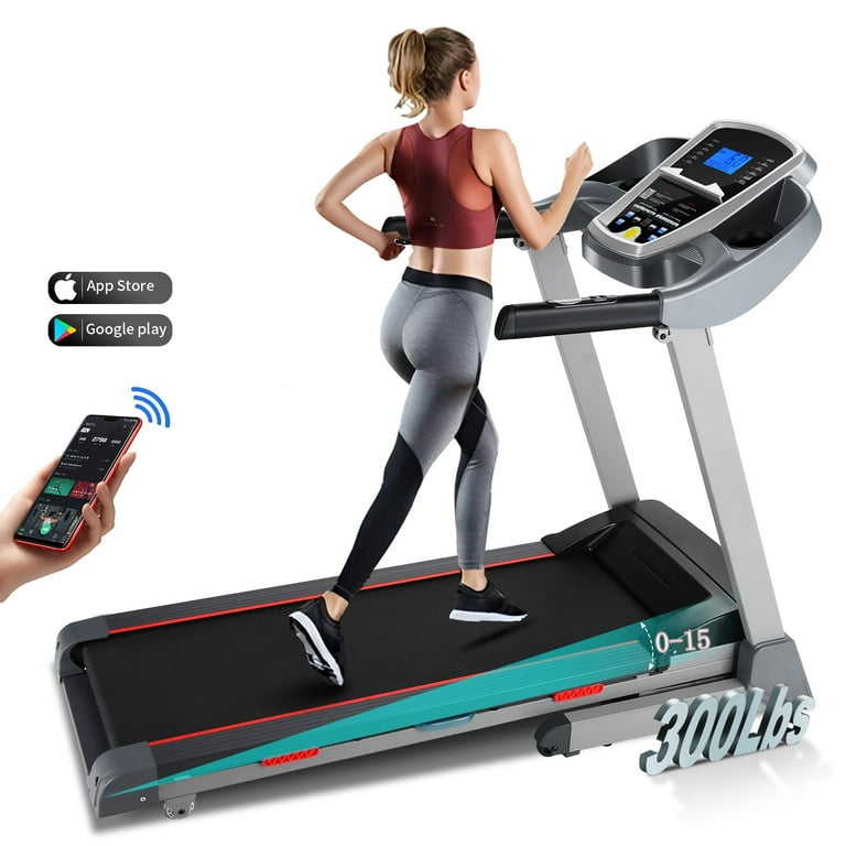 Auto Incline Treadmill Motorised Incline Walmart 15-Level Incline