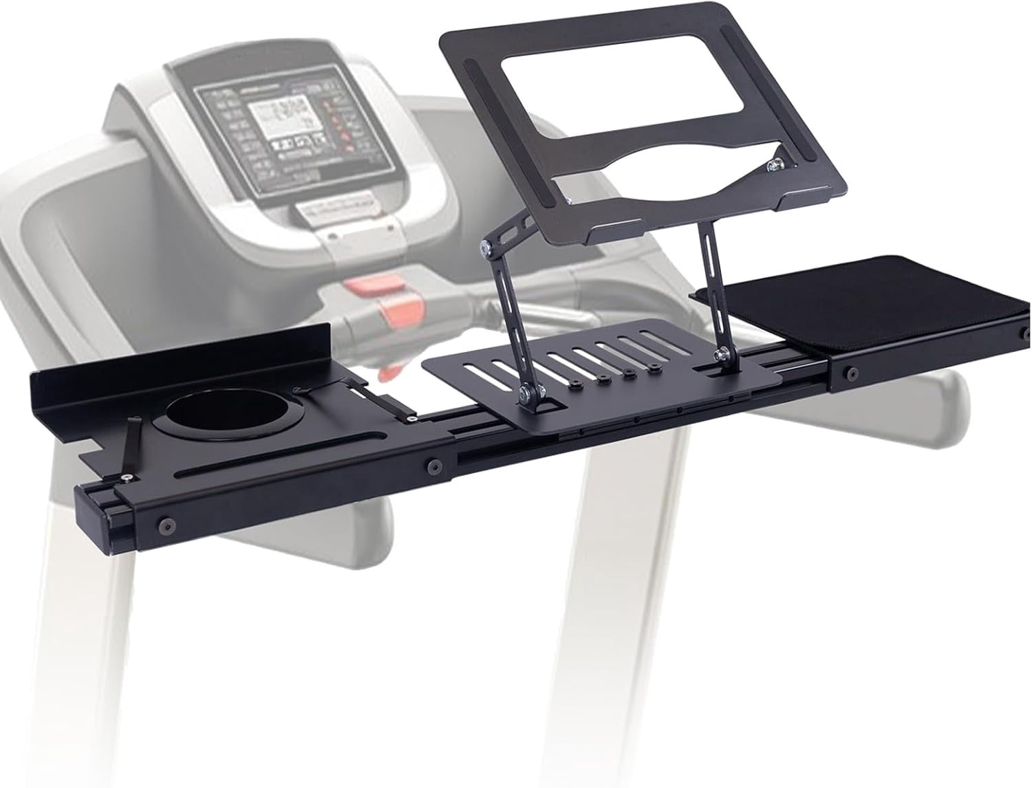 Treadmill Desk Attachment, Laptop Holder Adjustble Height Width ...