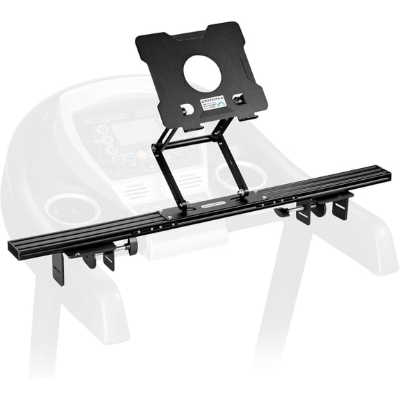 Treadmill Desk Attachment, Universal Treadmill Laptop Holder Adjustble Height Width Basic Version,  Laptop Stand for Treadmill(No Tray Included)