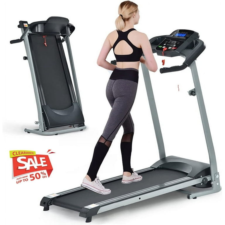 Treadmill Foldable Treadmill for Home Electric Treadmill Workout Running Machine Treadmill with LCD Monitor for Home Office Gym