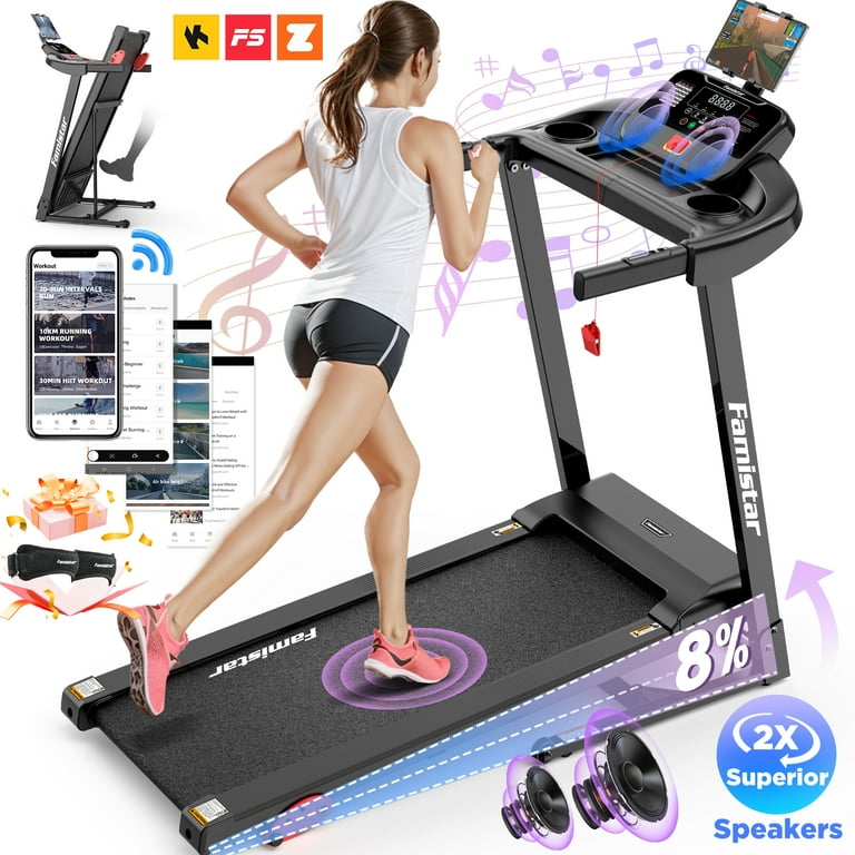 Treadmill for Home, Portable Folding Electric Exercise Treadmill