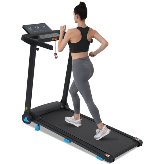 Treadmill with Incline, 3.0HP Quiet Foldable Treadmills for Home, 10.0MPH 300 LBS Weight Capacity Home Exercise Equipment Treadmills with Heart Rate Sensors,Type C & USB Charge Station ,Bluetooth