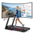 thumbnail image 1 of Treadmill with Incline, 3.8 HP Foldable Treadmills for Home, Brushless Motorized Incline Treadmill, Treadmill for Home with 12% Auto Incline, 330 LBS Capacity, 1 of 9