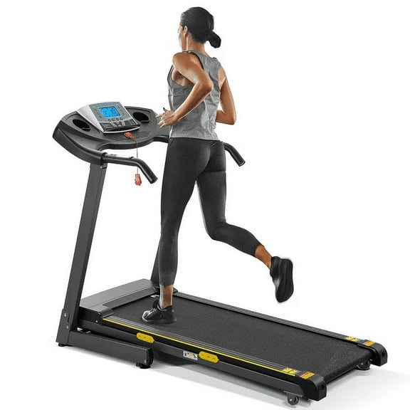 Treadmill with Incline Folding Treadmill with 12-Level Automatic Incline 2.5hp Power 8.5mhp Speed Running Machine 15 Preset Training Program Electric Treadmill for Home Use