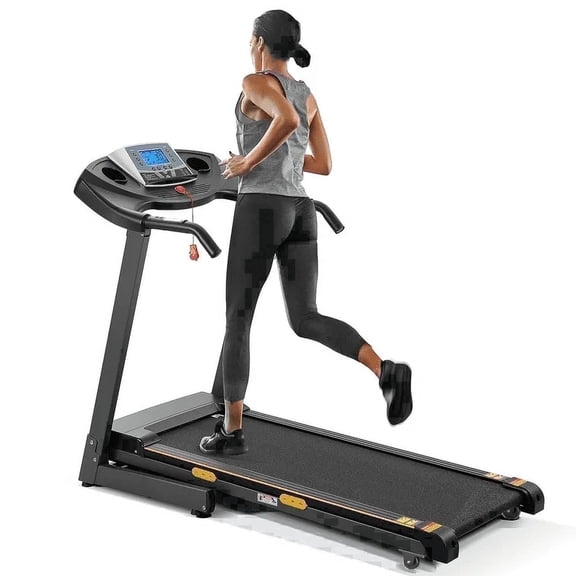 Naipo Treadmill with Incline Folding with 12 Level Automatic Incline 2.5hp Power 8.5mhp Speed Running Machine 15 Preset Training Program Electric Treadmill for Home Use