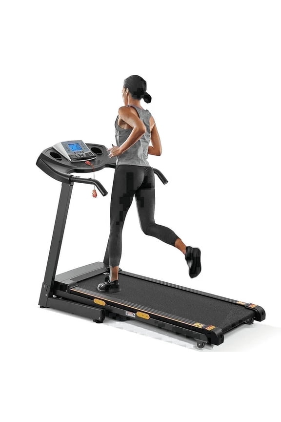 Treadmill with Incline Folding with 12 Level Automatic Incline 2.5hp Power 8.5mhp Speed Running Machine 15 Preset Training Program Electric Treadmill for Home Use