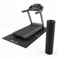 thumbnail image 1 of Treadmill Mat 30x60 to 36x74 in Foldable Non-Slip PVC Exercise Mat, Shock Absorbing Floor Protector for Walking Pad, Home Gym, Carpet & Hardwood Floors, 1 of 7