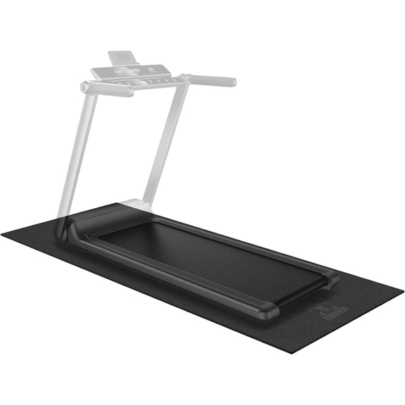 Treadmill Mat – 68"x24"x1/5" Thick Non-Slip Foldable Exercise Equipment Mat for Walking Pad, Weight Bench & Treadmill – Shock Absorbing Floor Protector for Home Gym, Carpet & Hardwood Floors