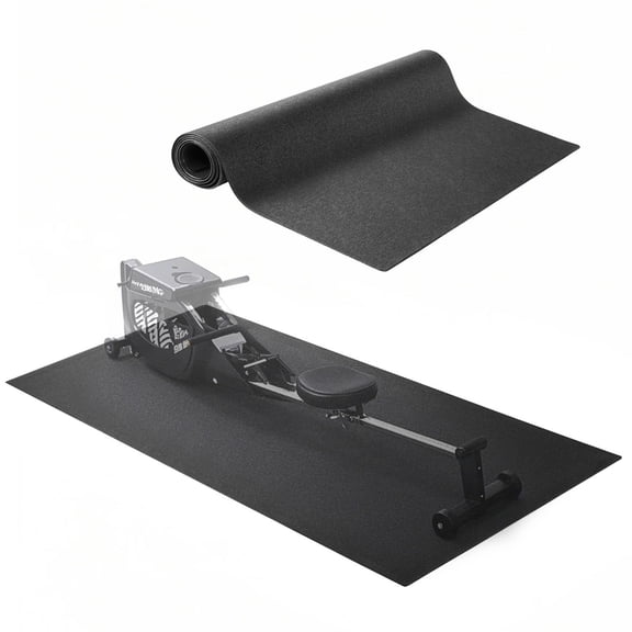 Treadmill Mat for Carpet Floor, 35.5 x 78.7 x 0.16 Inch High Density PVC Exercise Equipment Mat for Treadmills, Ellipticals, Rowing Machines, Waterproof, Non-Slip, Noise-Reducing Home Gym Protector