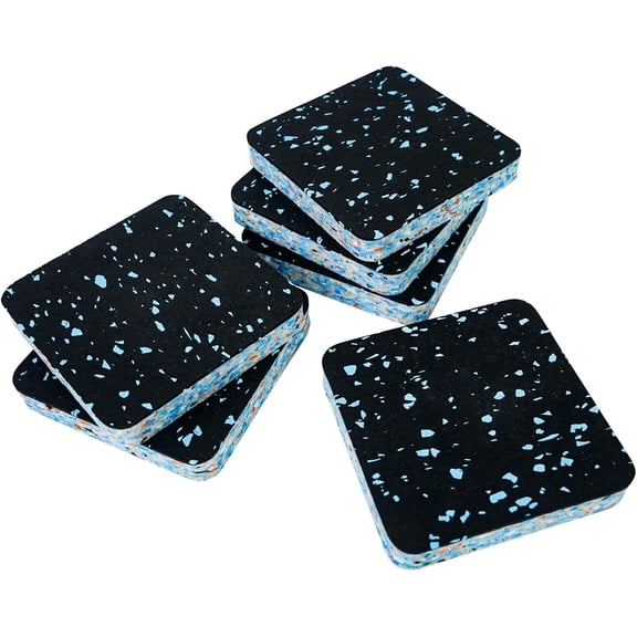 Treadmill Mat Pads, Rubber Foam Padding, Sound Isolation, Anti Vibration, Shock Absorbing, Noise Reduction Floor Protection Sheets for Treadmill, Washer Machine, Exercise Equipment