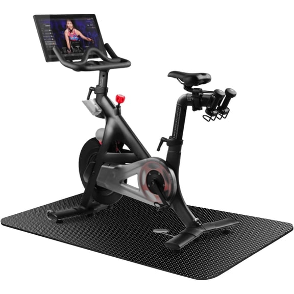 Exercise Equipment Mat 47.3" x 23.6 in, Folding Waterproof Bike Trainer Mat, Treadmill Mat floor protection, Exercise Bike Mat, Fitness Mat, rowing machine mat, Recumbent Bikes, Jump Rope Mat.