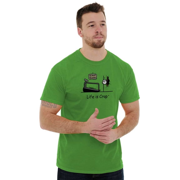 Treadmill No Pain Gain Exercise Men's Graphic T Shirt Tees Brisco Brands X