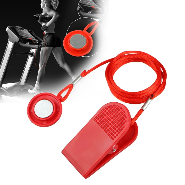 Treadmill Safety Key TSV Magnetic Treadmill Safety Lock Safety Switch Universal Treadmill Magnet Security Lock with Strong Clip for