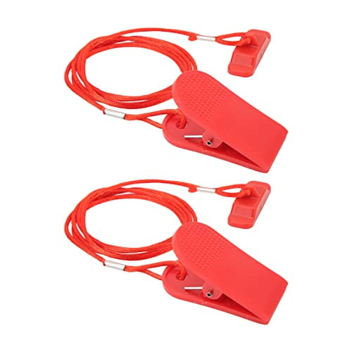 Treadmill Security Key,2PCS Treadmill Universal Security Key Running Machine Key Magnet Treadmill Key Rectangle