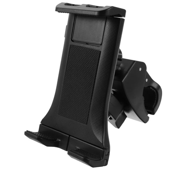 TABLZONE Sturdy Phone Holder Black ABS Rubber for Treadmill Exercise Bike Mounting