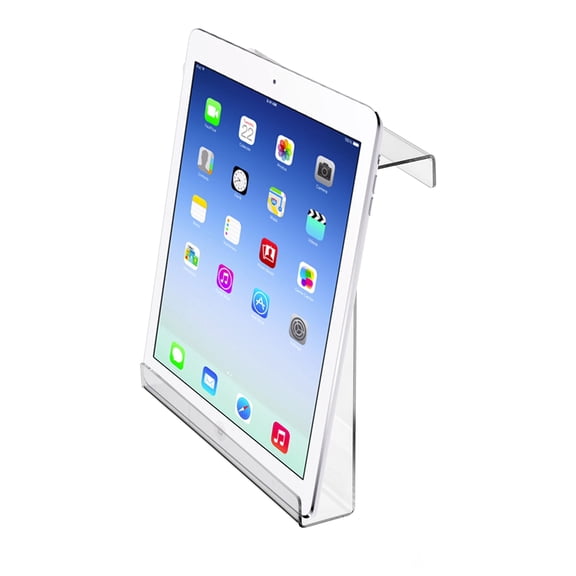 Treadmill Tablet Holder - Exercise Bike Reading Stand/Acrylic Book Holder for Ipad, Tablet, & Books (9 x 11 x 2.5)