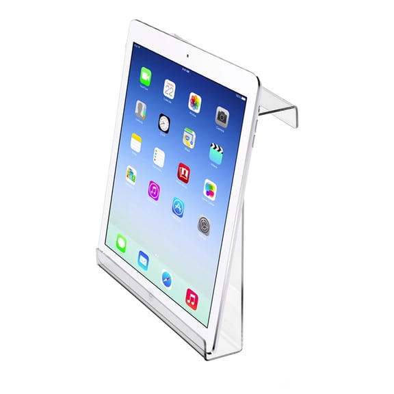 Treadmill Tablet Holder - Exercise Bike Reading Stand/Acrylic Book Holder for Ipad, Tablet, & Books (9 x 11 x 2.5)