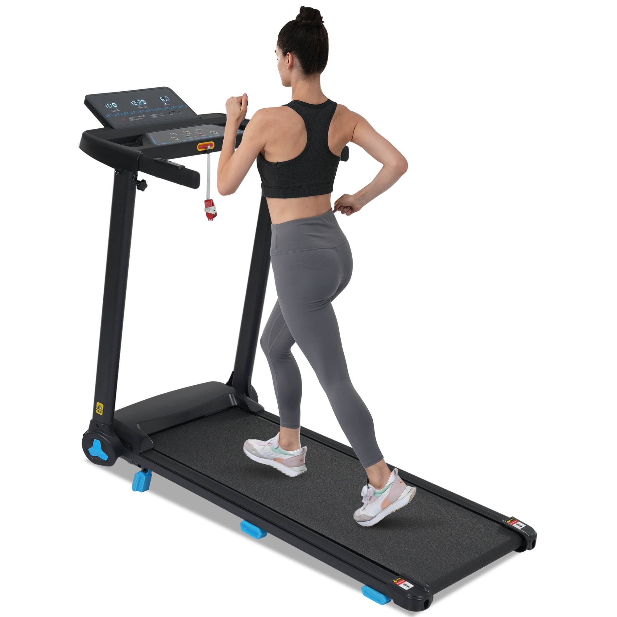 Treadmill with Incline, 3.0HP Quiet Foldable Treadmills for Home, 10.0MPH 300 LBS Weight Capacity