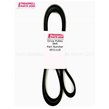 Treadmillpartszone Replacement Exercise Equipment Drive Belt Part Number 6PJ1118MM