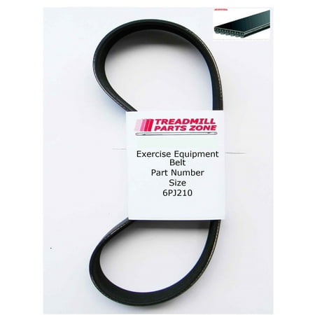 Treadmillpartszone Replacement Exercise Equipment Drive Belt Part Number 6PJ210