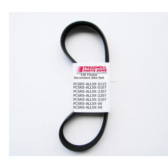 Treadmillpartszone Replacement Life Fitness Model PCSRS-ALLXX-2207 Titanium Recumbent Drive Belt