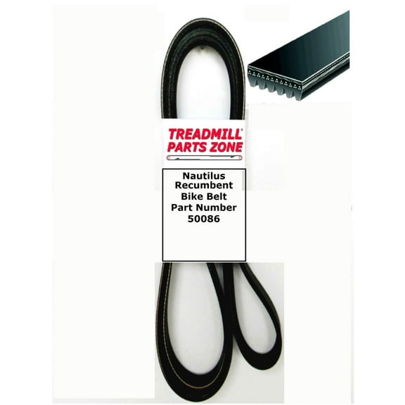 Treadmillpartszone Replacement Nautilus Recumbent Bike Belt Part Number 50086