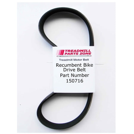 Treadmillpartszone Replacement Recumbent Bike Drive Belt Part Number 150716