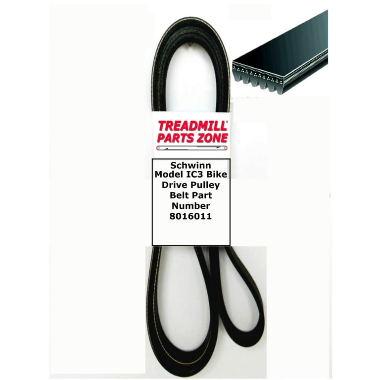 Treadmillpartszone Replacement Schwinn Model IC3 Bike Drive Pulley Belt Part Number 8016011 Walmart