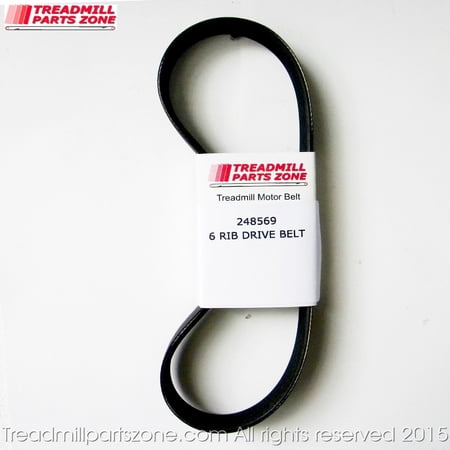 Treadmillpartszone Replacement TREADMILL Model WETL407080 WEIDER WESLO COMPACT XL Motor Belt Part 248569