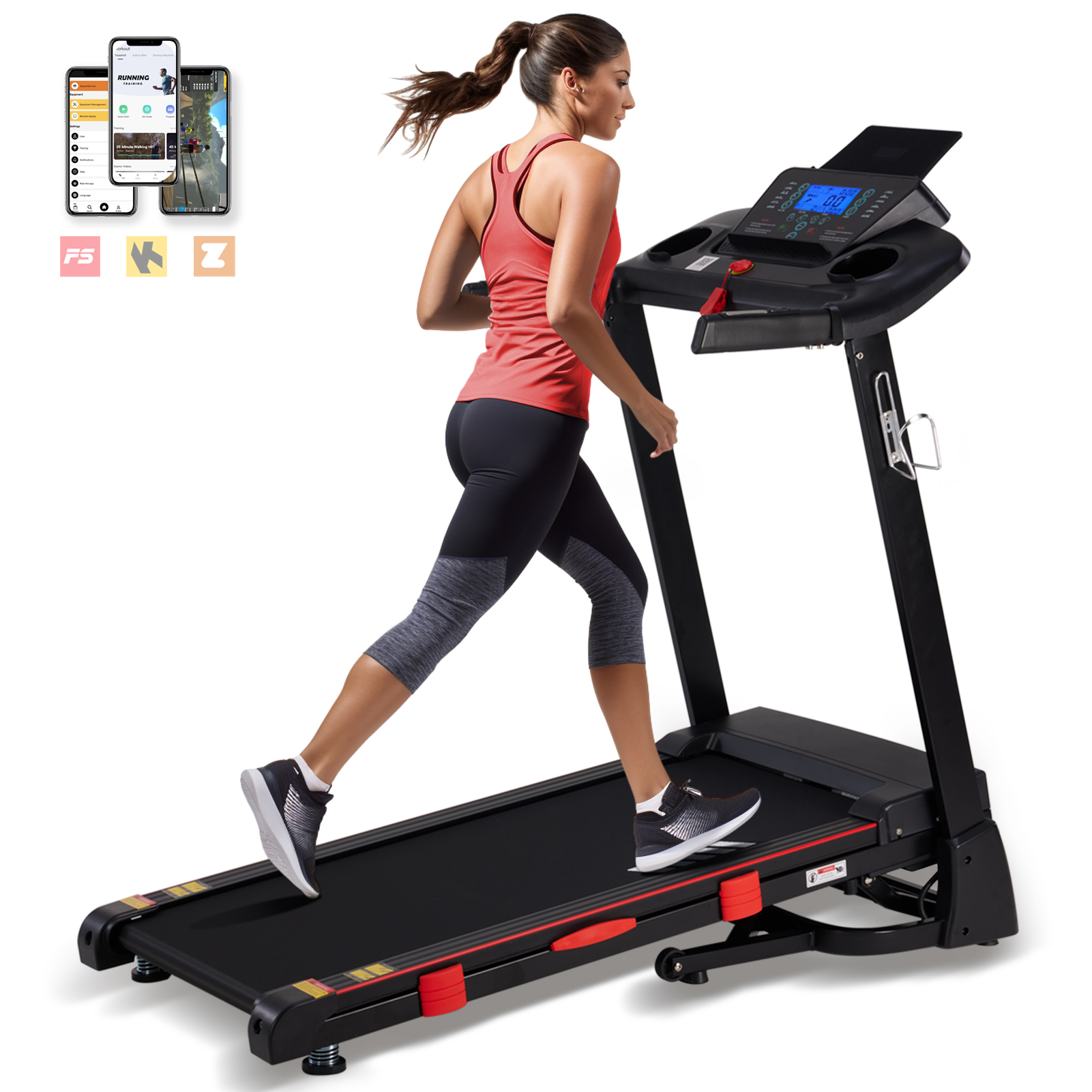 ASUNA 7700 High Performance Manual Treadmill with Dual Flywheel and