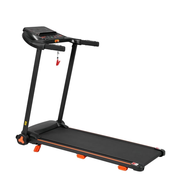 Treadmills for Home, 2.5HP Quiet Folding Treadmill with Heart Rate Sensor, 300lbs Weight Capacity, 7.5MPH, Incline Treadmill With USB Charge Station For Android & Bluetooth Speaker, 6 Shock-Absorbing