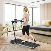 Treadmills for Home, Folding Treadmill with LED Screen Displays, Speed of 7.5mph for Indoor Walking and Running