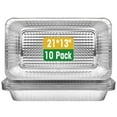 thumbnail image 1 of Treamon Aluminum Pans, Disposable Tin Foil Pans, 21" x 13" 10 Count, 1 of 6