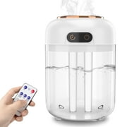 Treamon Cool Mist Humidifier with Essential Oil Diffuser and Nightlight, 4.5 L Top Fill Humidifier for Room, Auto Shut-ioff