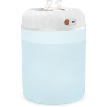 Treamon Cool Mist Humidifiers with Cycling 7 Color Lights, 3L Top Fill Humidifier for Room and Home, Auto Shut-ioff