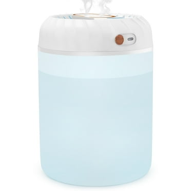 Treamon Cool Mist Humidifier for Home, 3L Baby Humidifier with 7 Color Light, Essential Oil Diffuser for Large Room Plants Nursery Office, Auto Shut-off and BPA Free for Safety