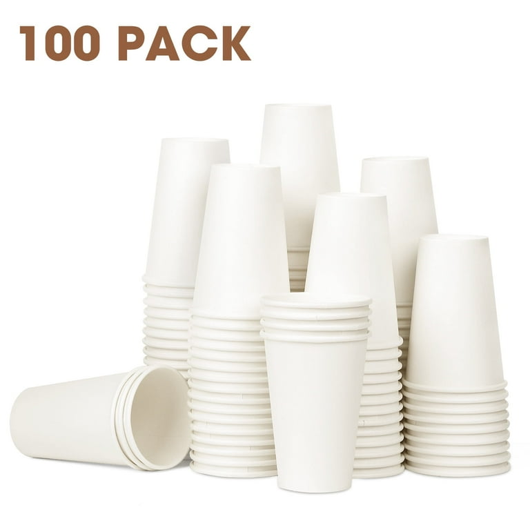 Plain white deals paper coffee cups