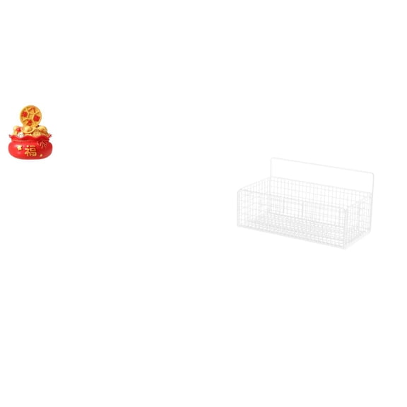 Treasure Basin Statue Storage Basket Desktop Sculpture Iron Resin Material for Bedroom Bathroom Kitchen Living Room