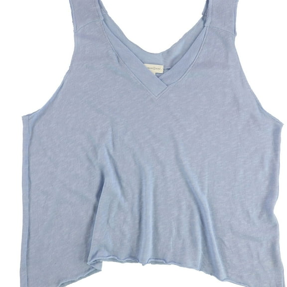 Treasure & Bond Womens Solid Basic T-Shirt, Blue, XX-Large