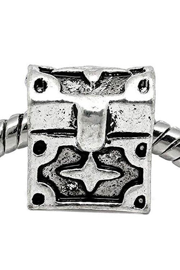 Treasure Box Bead Spacer for Snake Chain Charm Bracelet