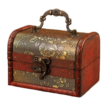Small Treasure Box Pirate Chest Vintage Treasure Box Small Treasure