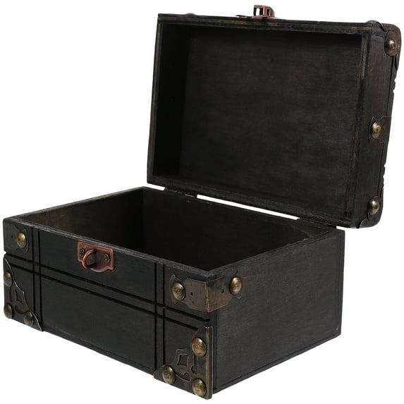 Treasure Box Vintage Wooden Treasure Chest Vintage Wooden Decorative Box Keepsake Box Chest Case