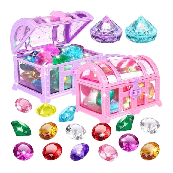 Treasure Chest Dive Gem Set for Birthday Party Favors