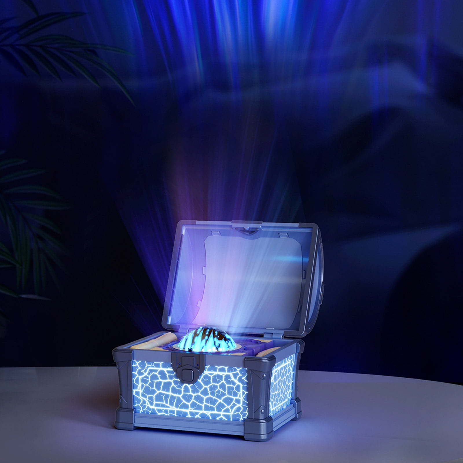 Treasure Chest Projector Light (Bluetooth) Antique Box Shape Retaining ...